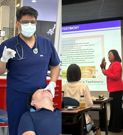 Clinical demonstration during an OSAWELL sleep-medicine course